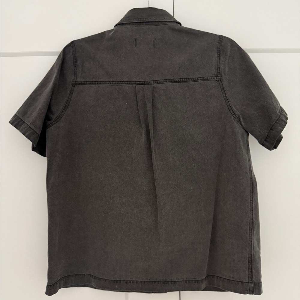 Quince Short Sleeve Denim Button Up - Picture 2 of 3